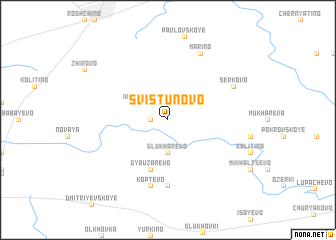 map of Svistunovo