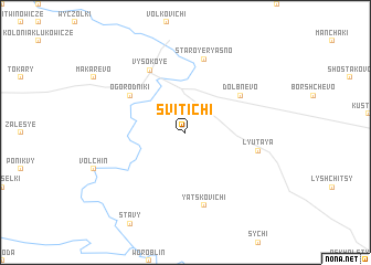 map of Svitichi