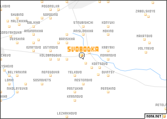 map of Svobodka