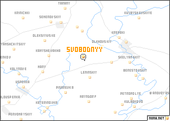 map of Svobodnyy