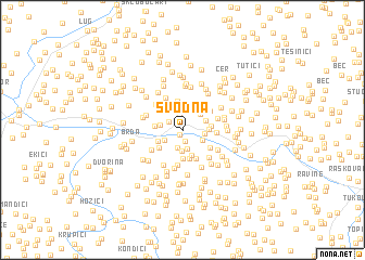 map of Svodna