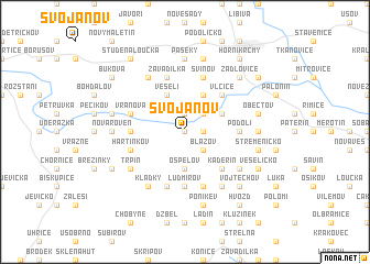 map of Svojanov