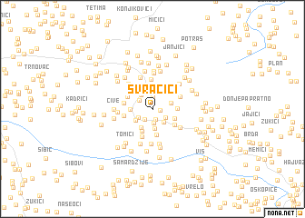 map of Svračići