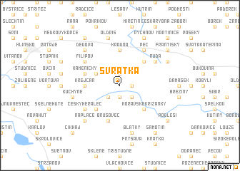 map of Svratka
