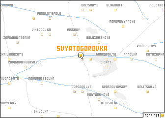 map of Svyatogorovka