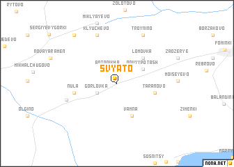 map of Svyato