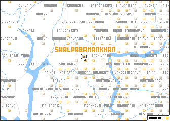 map of Swalpa Bāmankhān
