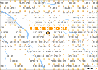 map of Swalpa Dowhākhola