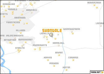 map of Swandale