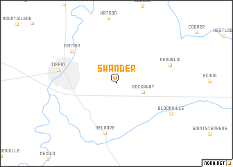map of Swander