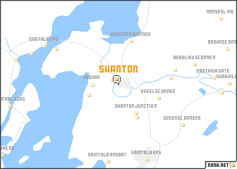 map of Swanton