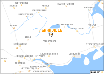 map of Swanville