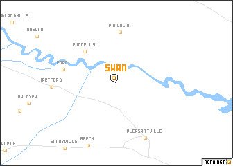 map of Swan