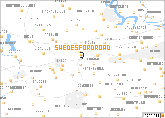 map of Swedesford Road