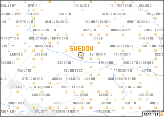 map of Swędów