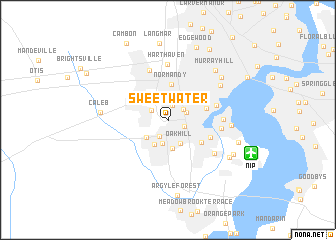 map of Sweetwater