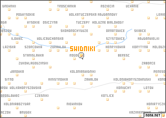 map of Świdniki