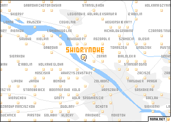 map of Świdry Nowe