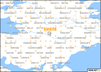 map of Swiene