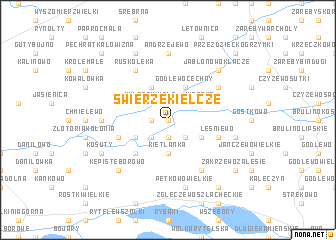 map of Świerże Kiełcze