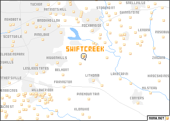 map of Swift Creek