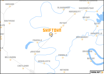 map of Swiftown