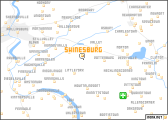 map of Swinesburg