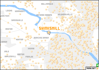 map of Swinks Mill