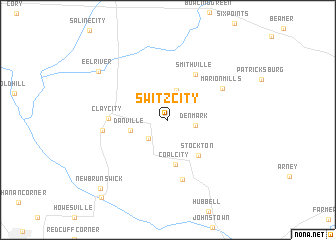 map of Switz City