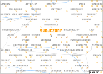 map of Swojczany