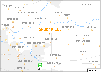 map of Swormville