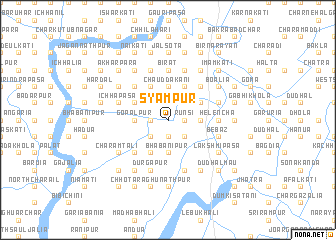 map of Syāmpur