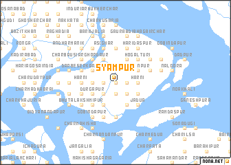 map of Syāmpur