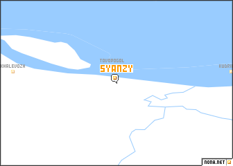 map of Syanzy