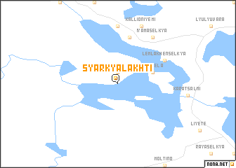 map of Syarkyalakhti