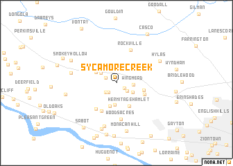 map of Sycamore Creek