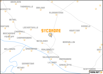 map of Sycamore