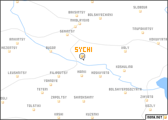 map of Sychi