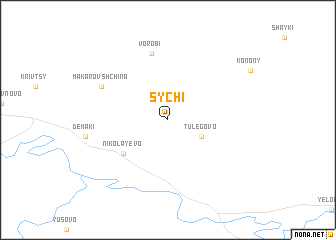 map of Sychi