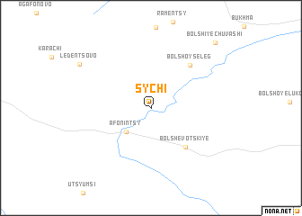 map of Sychi