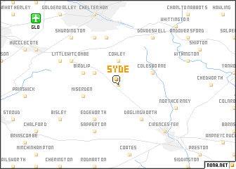 map of Syde