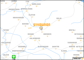 map of Sykoúrion