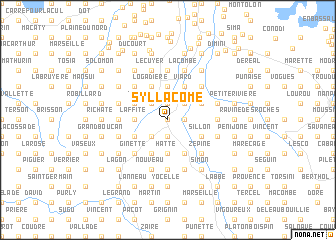 map of Syllacôme