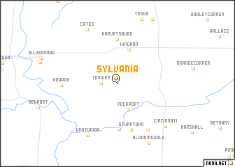 map of Sylvania