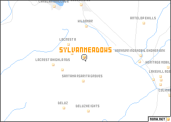 map of Sylvan Meadows