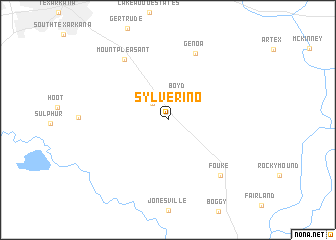 map of Sylverino