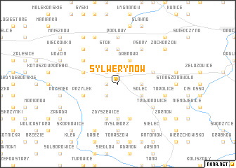 map of Sylwerynów