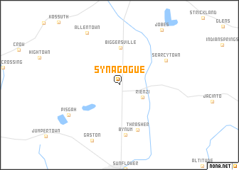 map of Synagogue