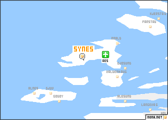map of Synes