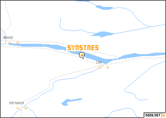 map of Synstnes